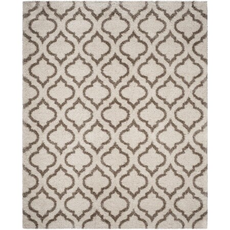 Safavieh Hudson Shag Large Rectangle Area Rug; Ivory & Beige - 9 x 12 ft. SGH284D-9